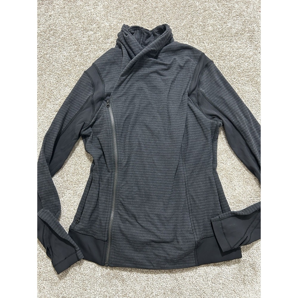 Lululemon Women's 10 Bhakti Yoga Double Full Zip Athletic Jacket